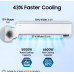 Air Conditioner: Samsung 1.5 Ton 5 Star (5-in-1 Convertible Cooling, 2023 Model, Stabilizer Free Operation (100-290 V Range), AR18CYNZABE) Inverter Split AC